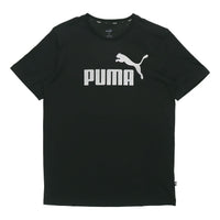 PUMA Logo Printed Short Sleeve TEE Black 583843-01