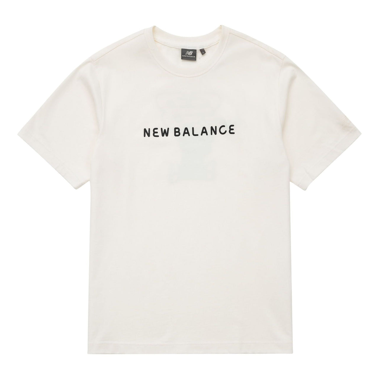 New Balance Logo Tee 'White Black' 5ED26201-IV