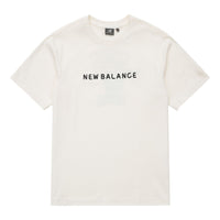New Balance Logo Tee 'White Black' 5ED26201-IV
