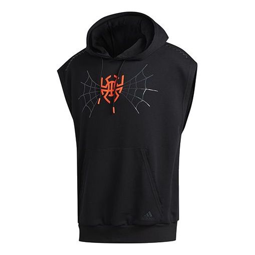 adidas Dm Ss Printing Sports Sleeveless Black FR5748