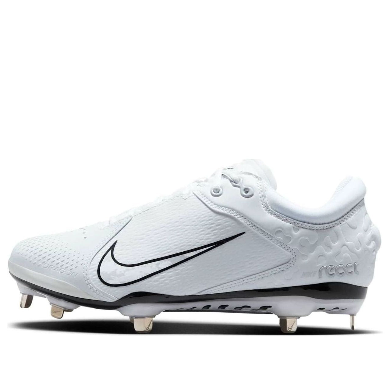 (WMNS) Nike Hyperdiamond 4 Elite 'White Pure Platinum Black' FZ0923-102