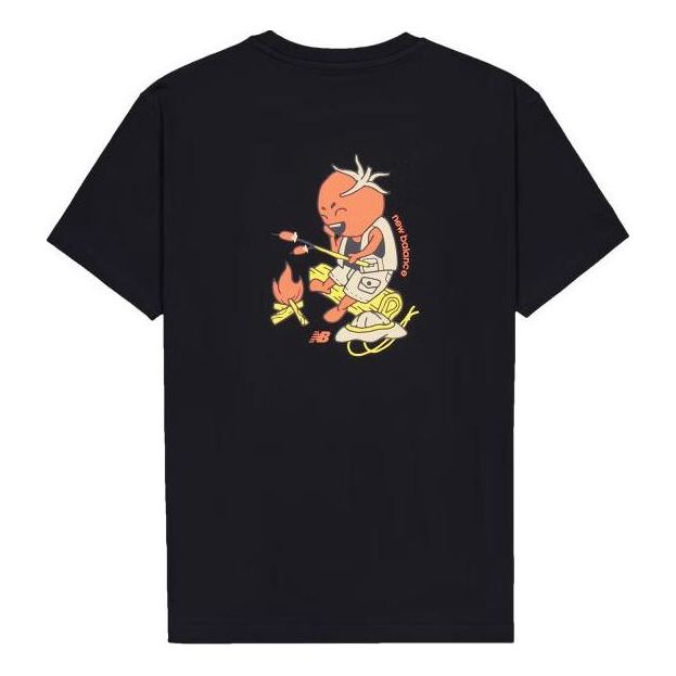 New Balance Graphic Print T-Shirt 'Black' AMT41363-BK