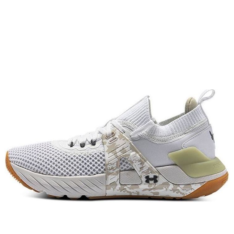 Under Armour Project Rock 4 'Camo - White Pitch Grey' 3025143-103
