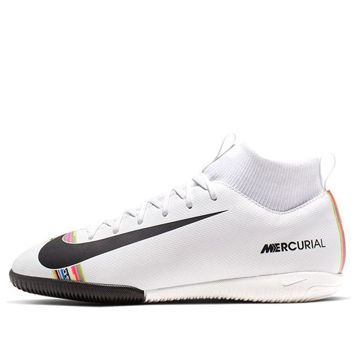 (GS) Nike Mercurial Superfly 6 Academy 'White Black Multicolor' AJ3110-109