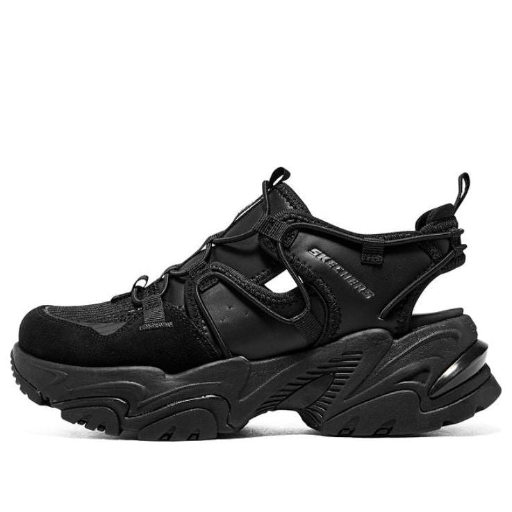 (WMNS) Skechers D'lites Sandals 'Black' 119860-BBK