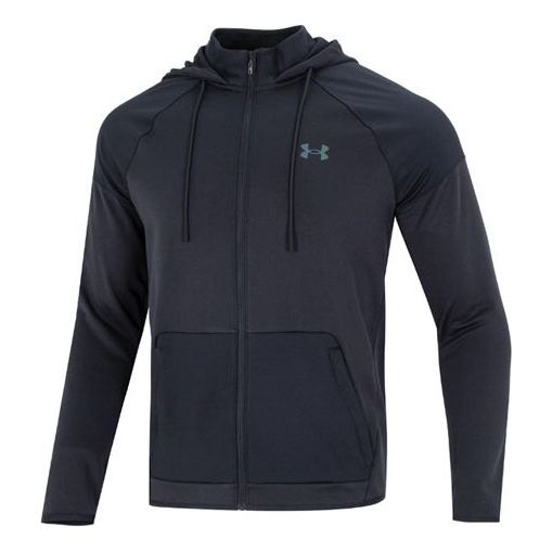 Under Armour RUSH Warm-Up Full-Zip Hoodie Jacket 'Black' 1373719-001