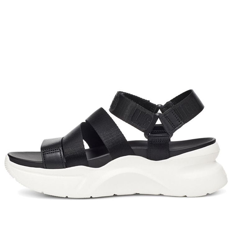(WMNS) UGG LA Cloud Collection Sports sandals 'Black White' 1118499-BPLL