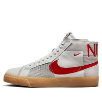 Nike SB Zoom Blazer Mid 'Deconstructed White University Red Gum' FD5113-100