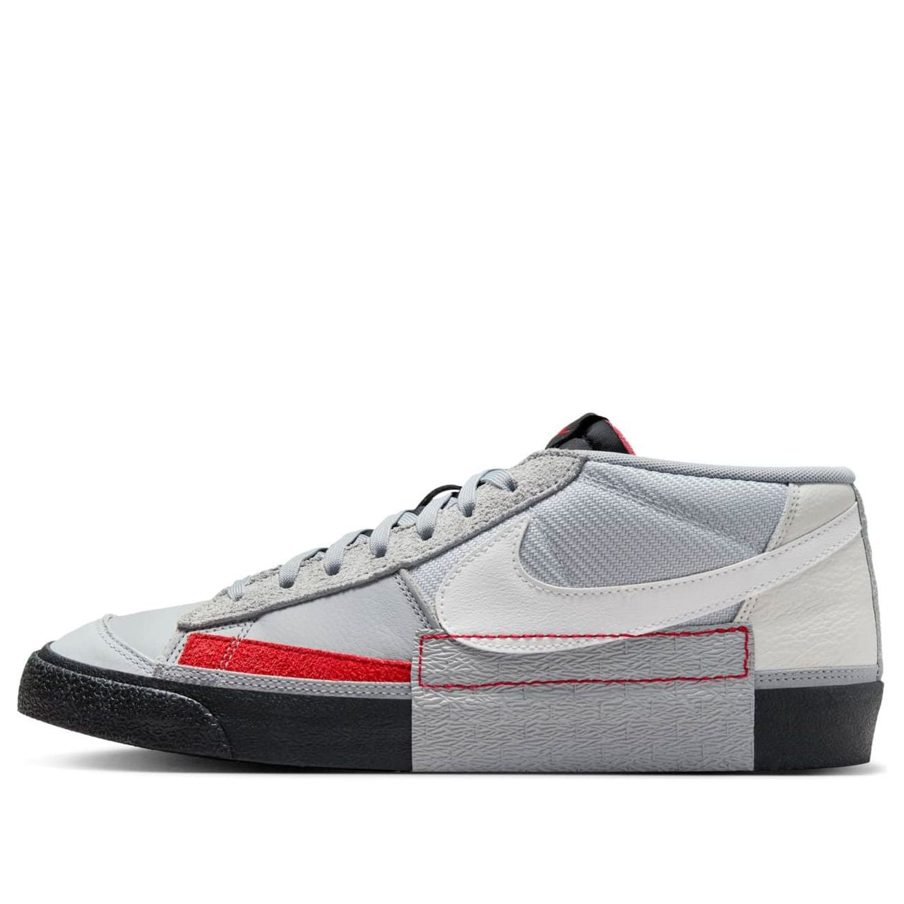 Nike Blazer Low Pro Club 'Wolf Grey University Red' FJ3694-002