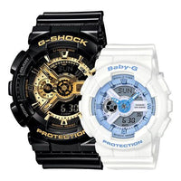 CASIO Baby-G 'Black & White' BA-110BE-7APR+GA-110GB-1APR