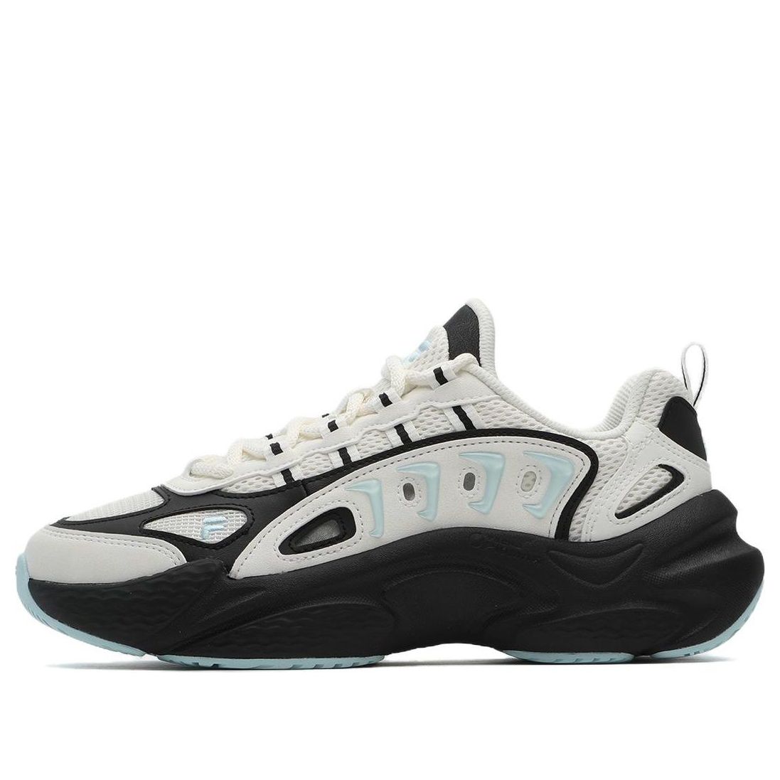 (WMNS) FILA FUSION SKY TRAIL DX Sneakers 'White Black' T12W331601FSB