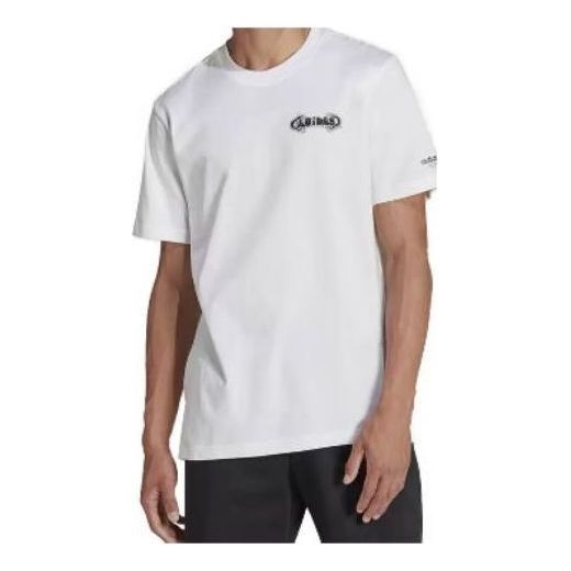 adidas Graphic Campus T-Shirts 'White' HL9245