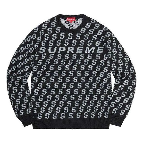 Supreme S Repeat Sweater 'Black White' SUP-SS21-663