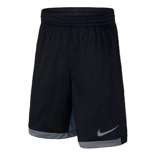 (GS) Nike Training Breathable Logo Sports Shorts Boy Black 939655-010