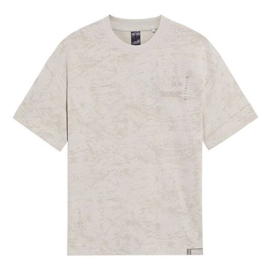 Li-Ning x Jackie Chan Kung Fu Graphic T-shirt 'Pearl White' AHSS209-2
