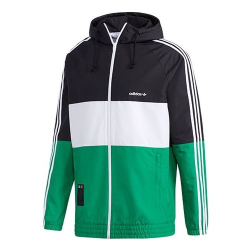 adidas originals x Goofy WB Disney Hoodie Jacket For Men Black/Green GP6480
