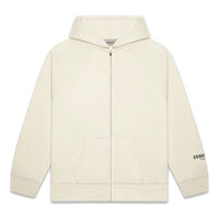 Fear of God Essentials FW20 Full Zip Hoodie 'Cream' 0192250500185569