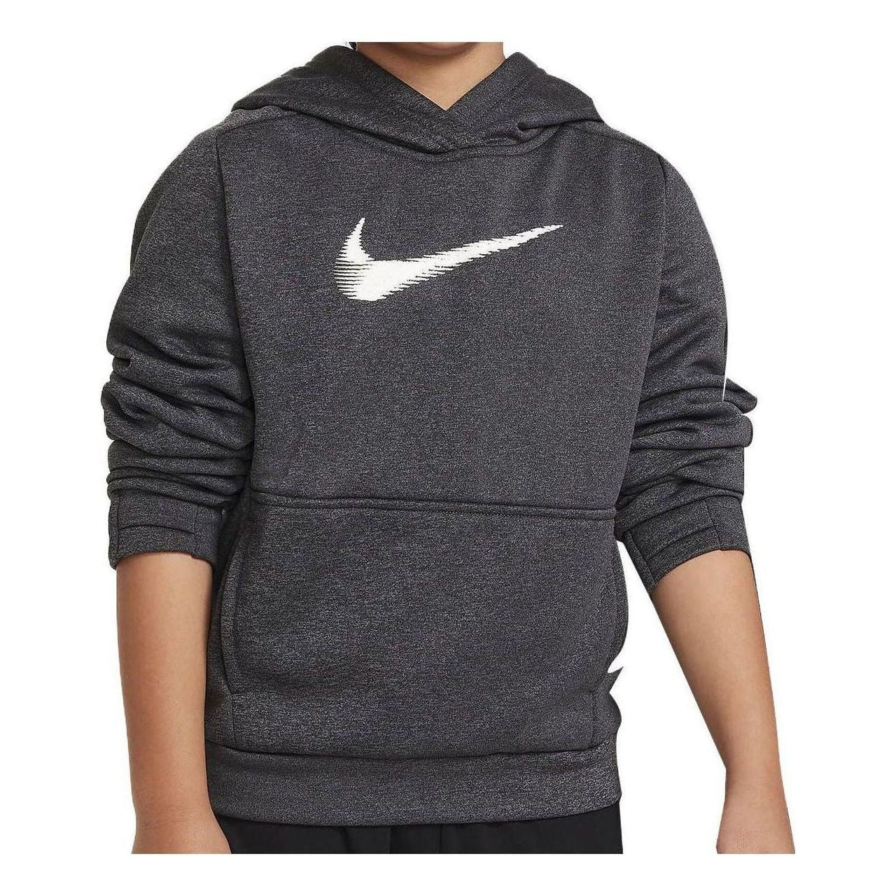 (GS) Nike Multi+ Therma-FIT Swoosh Pullover Hoodie 'Black' FD3893-010