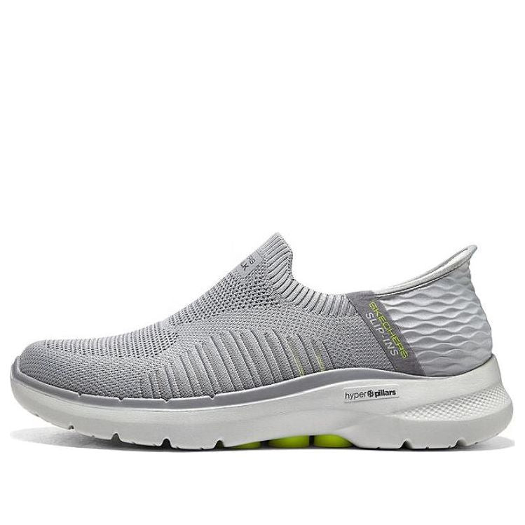 Skechers Go Walk 6 'Grey Yellow' 894235-GRY