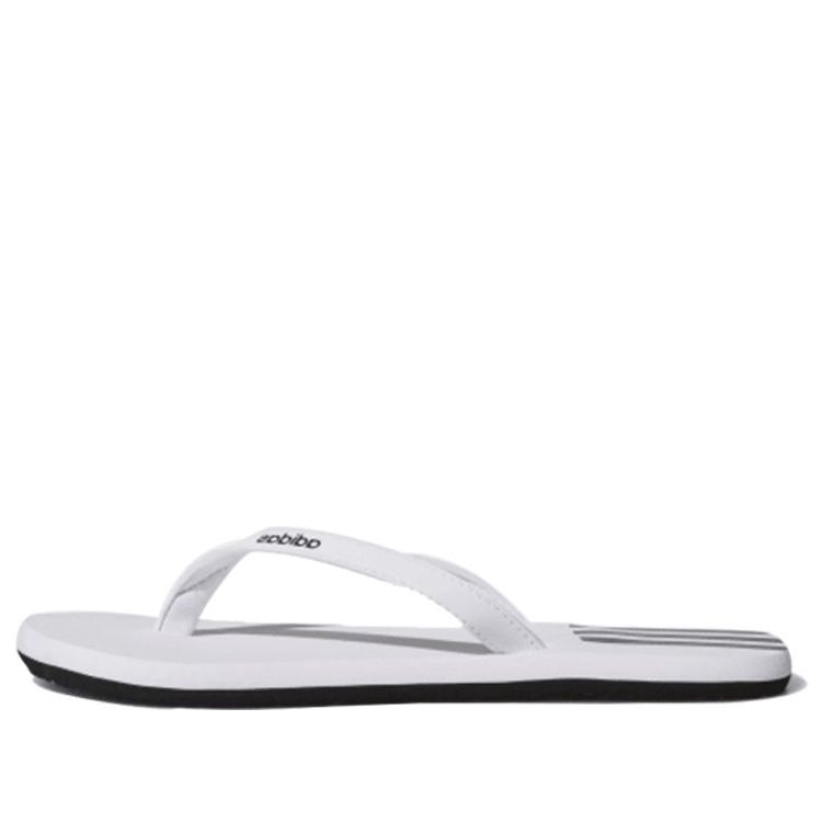(WMNS) adidas Eezay Flip-flops Slides White/Black EG2038