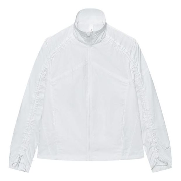(WMNS) Reebok Woven Lightweight Breathable Sun Protection Outer Jacket 'White' 23RCS104W100