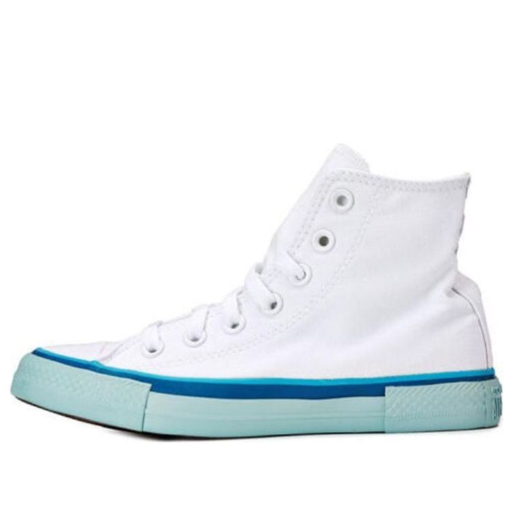 (WMNS) Converse Chuck Taylor All Star Hi 'White Blue' 568805C