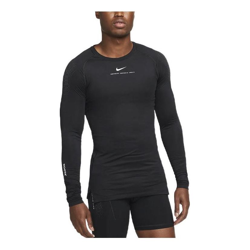 Nike x NOCTA Drake Round Neck Long Sleeves T-Shirt 'Black' DN0001-010