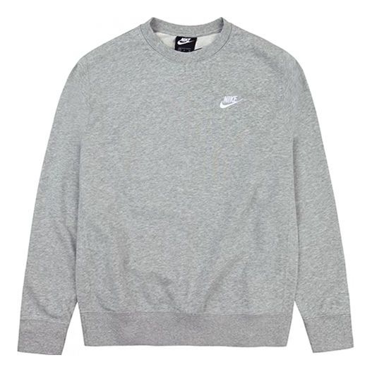 Nike Men's Sportswear Club Crw Casual Sport Round NeckLong Sleeve Shirt Men's Grey BV2666-063