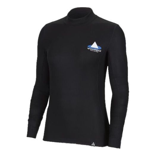(WMNS) Nike ACG Wizard Island Printing Stand Collar Sweateshirt Black CZ6713-010