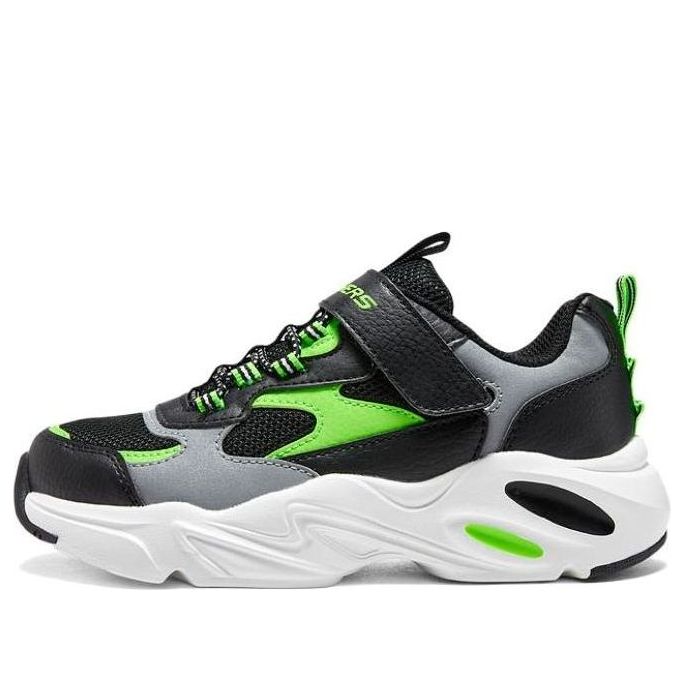 (PS) Skechers Razor Flex 'Black Solar Green' 405204L-BKLM