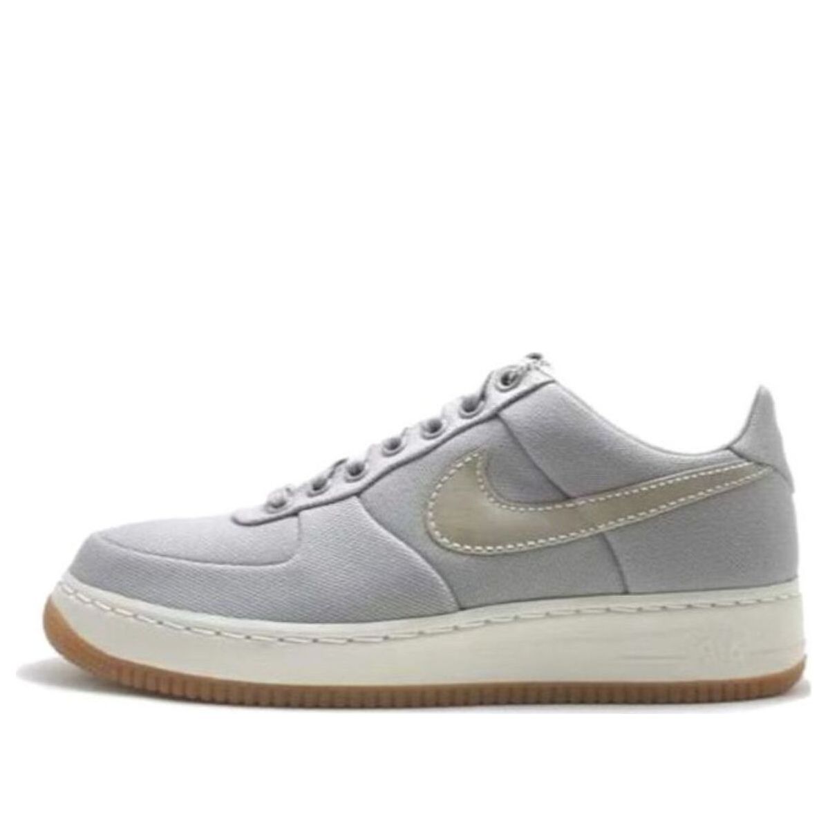 Nike x Supreme Air Force 1 'Canvas Medium Grey' 316133-011