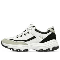 (WMNS) Skechers Arch Fit D'Lites 'White Black Beige' 8730066-WLGY