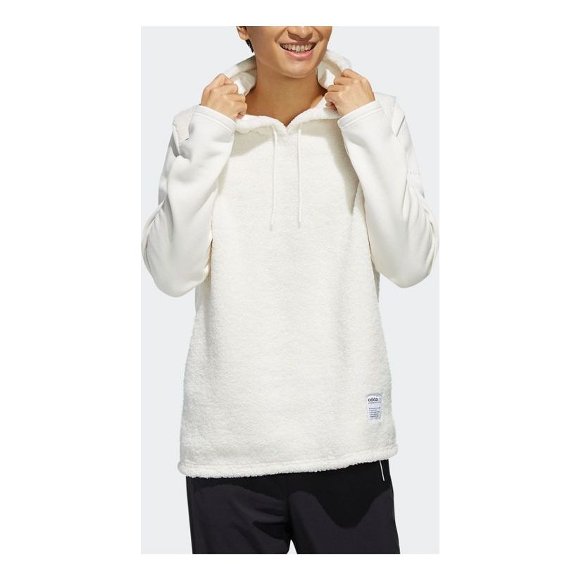Men's adidas neo Ut Hoody Solid Color White EI4355