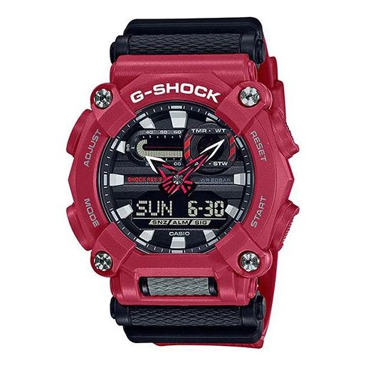 CASIO G-Shock Analog-Digital 'Red' GA-900-4A
