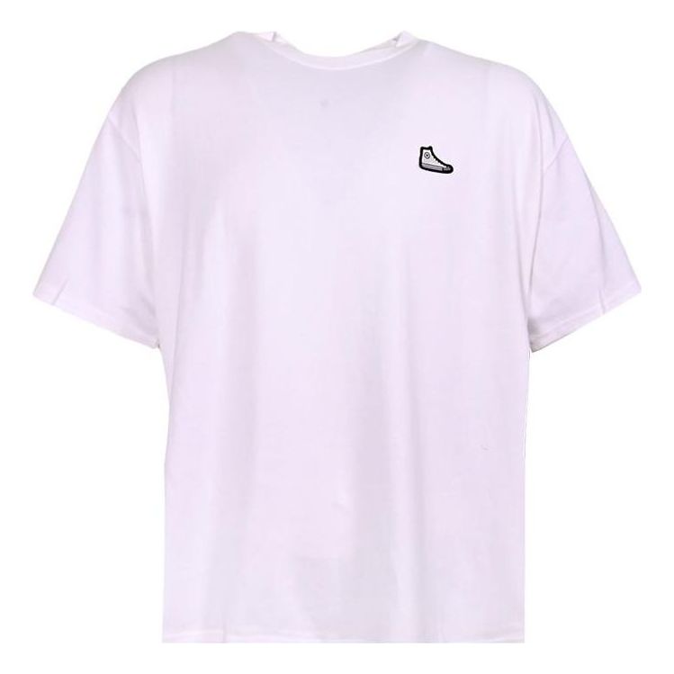 Converse Go-To Sneaker Patch T-Shirt 'White' 10025397-A02