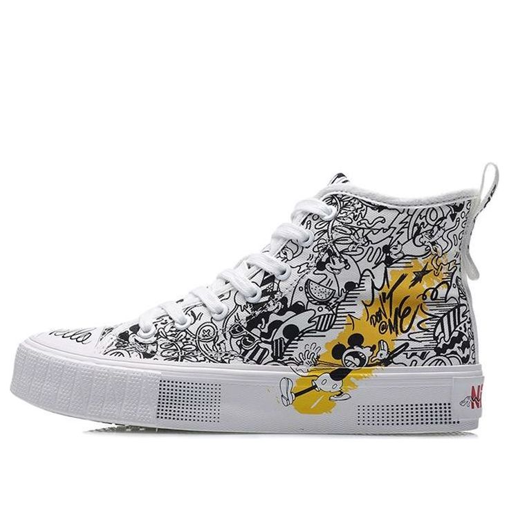 (WMNS) Li-Ning Crazy Leisure x Disney 'White Black' AGCP338-5