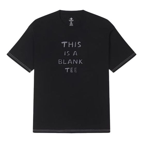 Converse Logo T-shirt 'Black' 10025873-A02