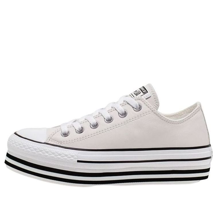 (WMNS) Converse Chuck Taylor All Star Platform Low Top Creamy Sponge Cake Sole 565829C