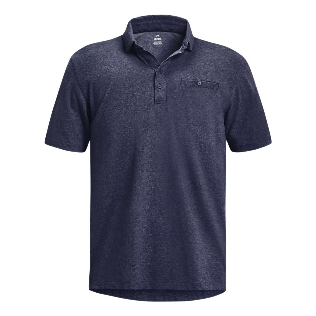Under Armour Luxe Heather Polo Shirt 'Dark Blue' 1377363-410