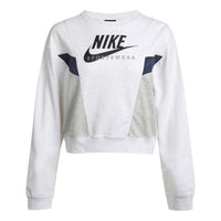 (WMNS) Nike Casual Sports Round Neck Long Sleeves Pullover Hoodie White CZ8599-051