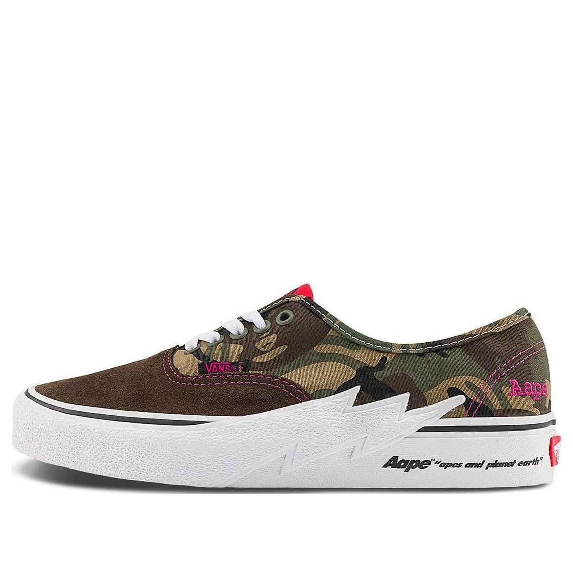 Vans Authentic x Aape 'Bolt Green Camo' VN000BWCCMA