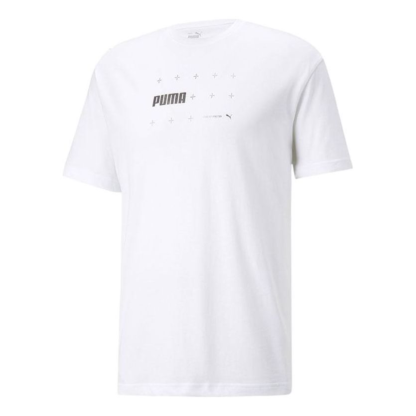 PUMA Foil Graphic T-Shirt 'White' 674650-02