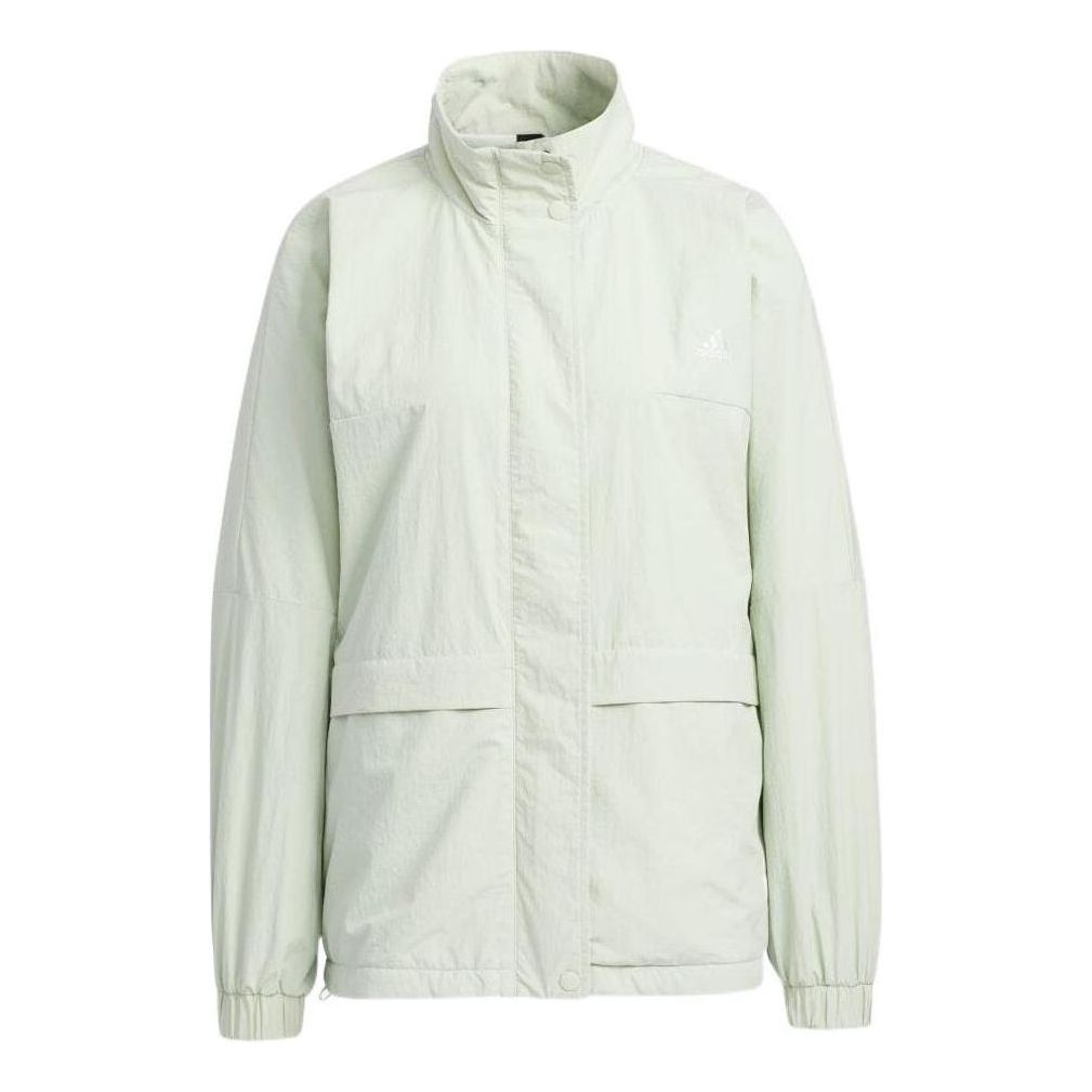 (WMNS) adidas Word Woven Jacket 'Green' HM2807
