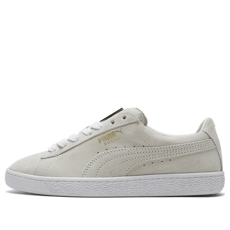 PUMA Suede Classic Metal Badge 'White Team Gold' 370081-02