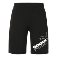PUMA Amplified Big Logo Shorts 'Black White' 588675-01