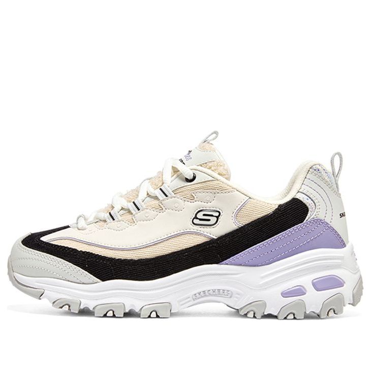 (WMNS) Skechers DLITES 1.0 'Beige Purple' 896148-MLT