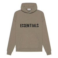 Fear of God Essentials SS21 Knit Logo Hoodie 'Taupe' FOG-SS21-646