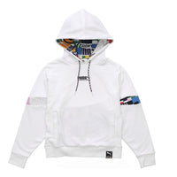 (WMNS) PUMA International Hoodie 'White Black' 531351-02