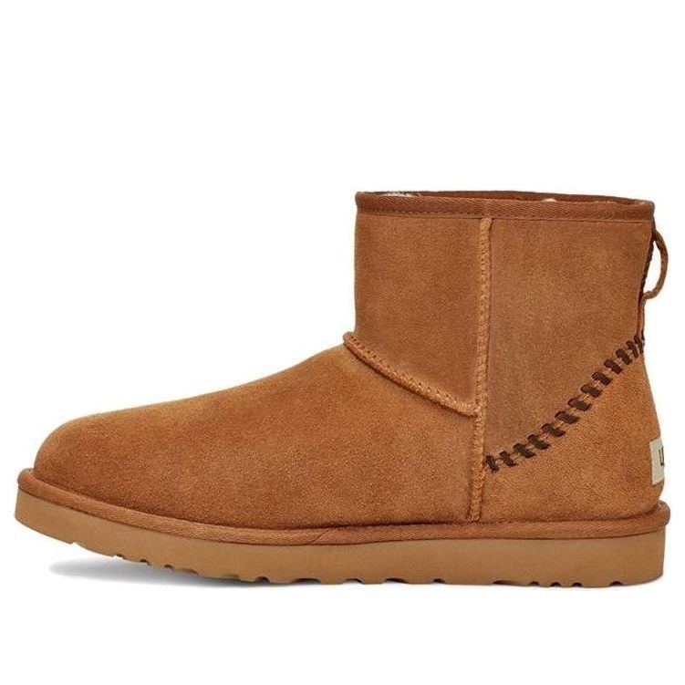 UGG Classic Mini Deco Suede Boot 'Brown' 1115565-CHE