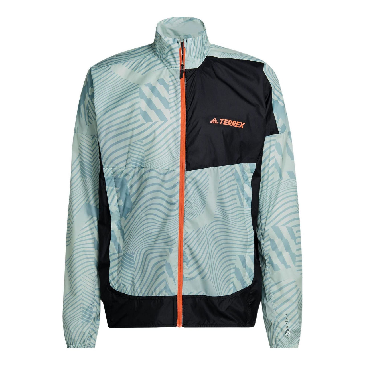 adidas Zipper  Cardigan  Colorblock Stand Collar Sports Jacket HI6199